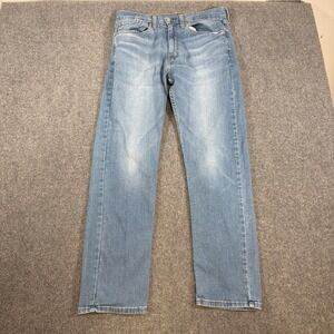 Levi's 505 Jeans Men's 34x32 (Actual 32x31) Regular Fit Straight Leg Medium Wash